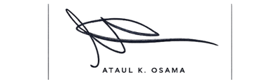 Ataul K. Osama signature